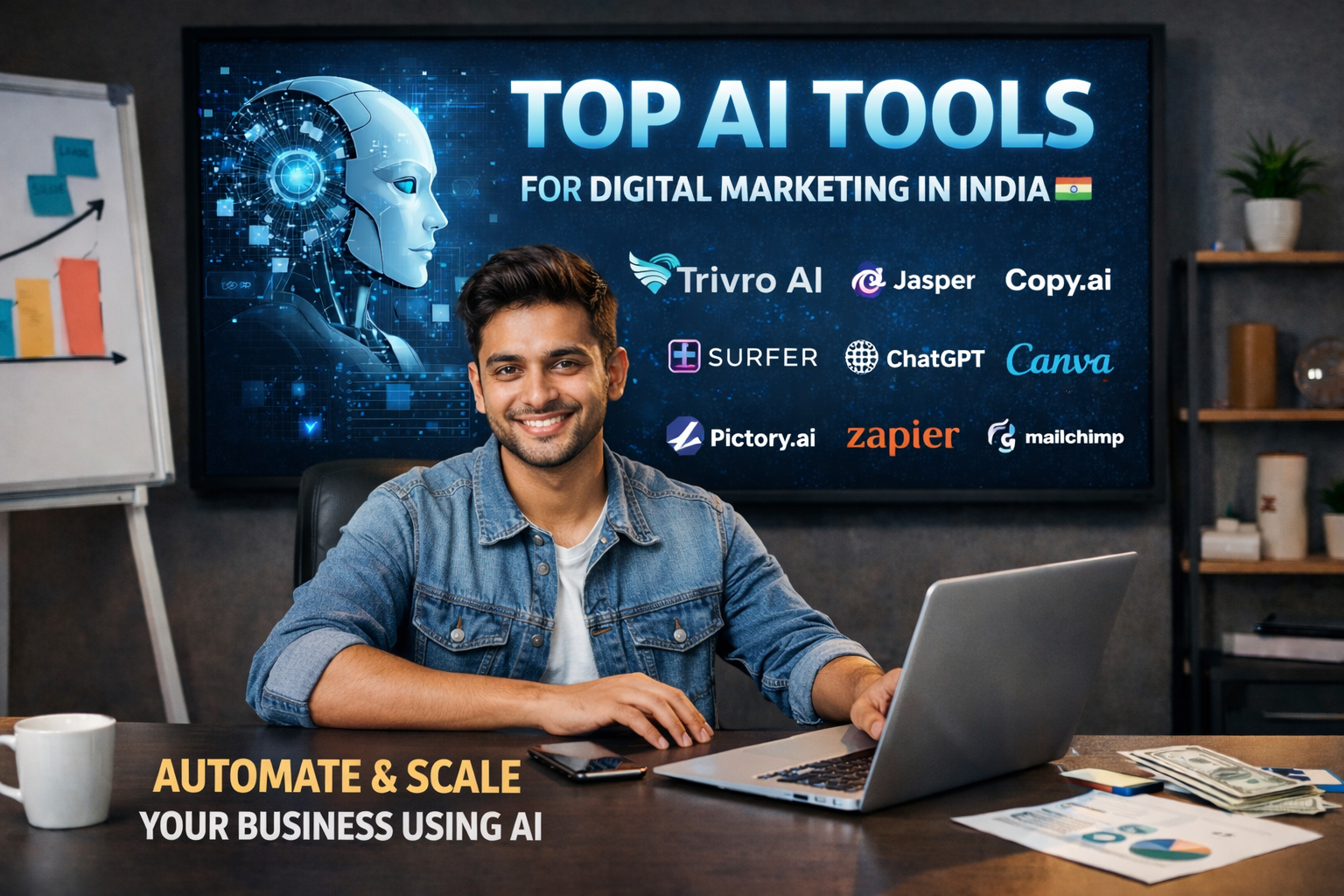 Top 10 AI Tools for Digital Marketing in India (2026 Guide)